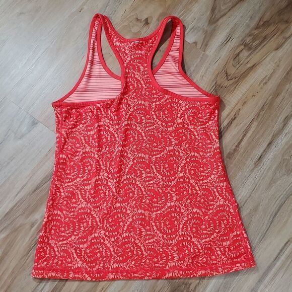 🔺️Athletic Works Coral Print Reversible Athletic Racerback Tank Large - Picture 4 of 12